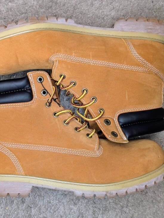 Levi\'s Men’s Lace-up Harrison Wheat Tan Work Construction Boots Size 13 New